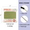 Griffin Silk Bead Cord Perlseide – Size 14 (1.02mm) – 2 Meters per Card – Stainless Steel Needle Attached – for Knotting Pearls, Gemstones, Crystals and Beads